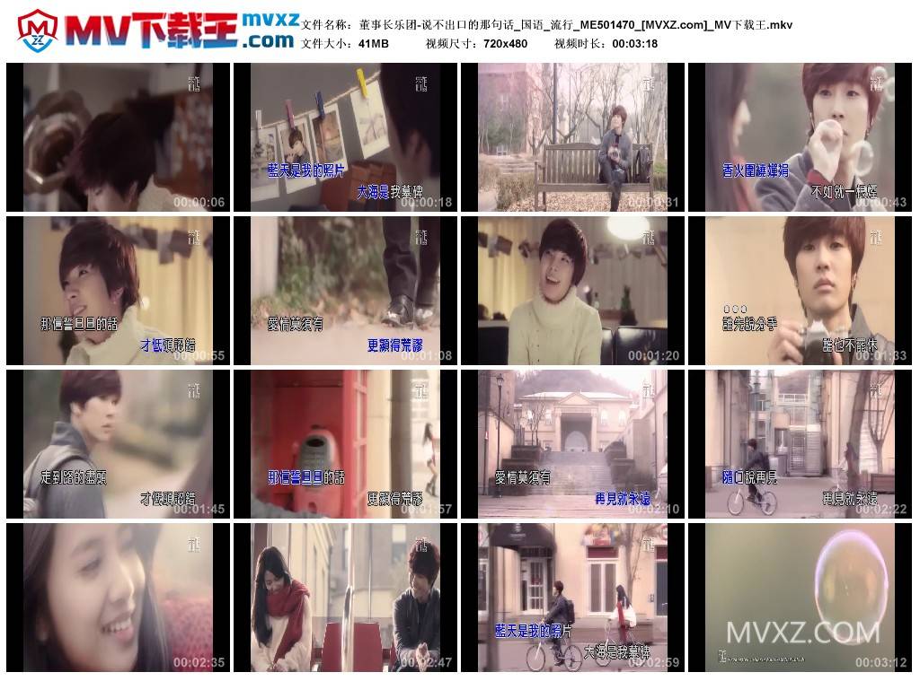 董事长乐团-说不出口的那句话_国语_流行_ME501470